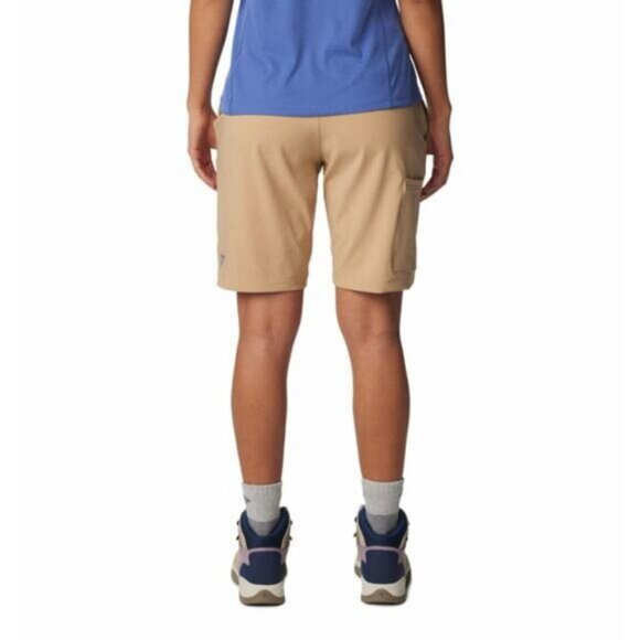 Columbia Women's Back Beauty Softshell Hiking Shorts In Canoe Size 4 - Picture 2 of 10